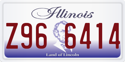 IL license plate Z966414