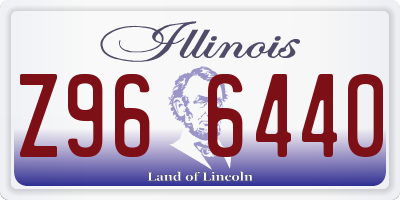 IL license plate Z966440