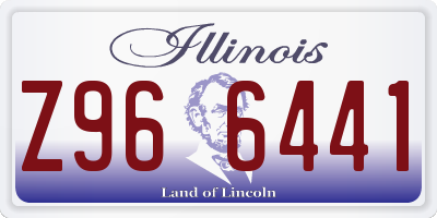 IL license plate Z966441