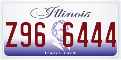 IL license plate Z966444