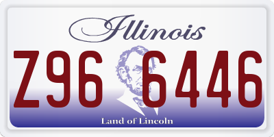 IL license plate Z966446