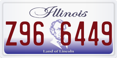 IL license plate Z966449