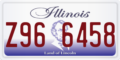 IL license plate Z966458