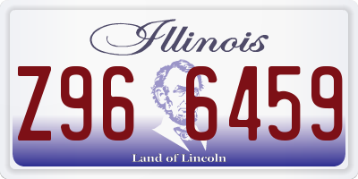 IL license plate Z966459