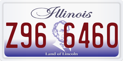 IL license plate Z966460