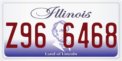 IL license plate Z966468