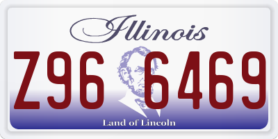 IL license plate Z966469