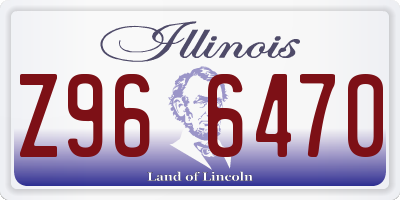IL license plate Z966470
