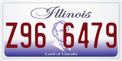 IL license plate Z966479