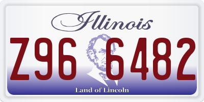 IL license plate Z966482