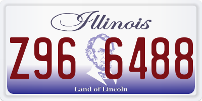 IL license plate Z966488