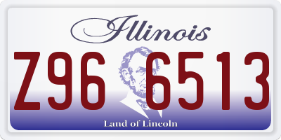 IL license plate Z966513