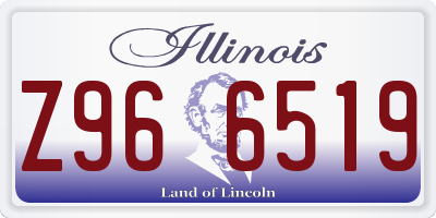 IL license plate Z966519
