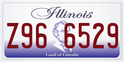 IL license plate Z966529