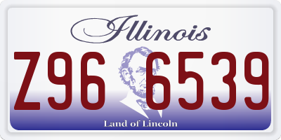 IL license plate Z966539