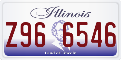 IL license plate Z966546