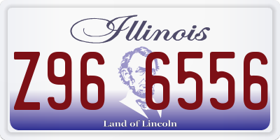 IL license plate Z966556