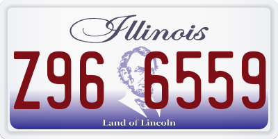 IL license plate Z966559