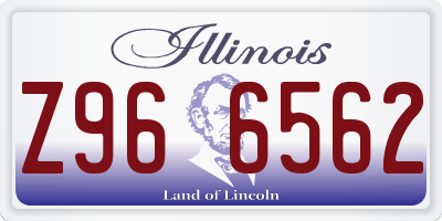 IL license plate Z966562