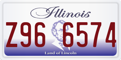 IL license plate Z966574