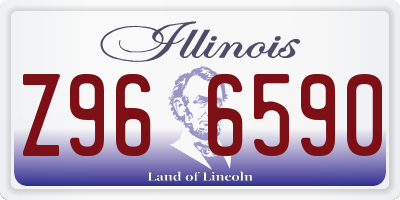 IL license plate Z966590