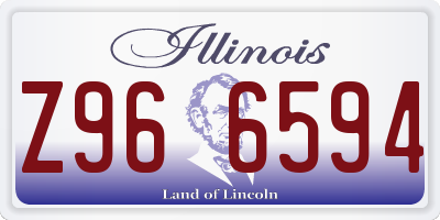 IL license plate Z966594