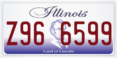 IL license plate Z966599