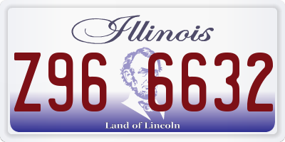 IL license plate Z966632