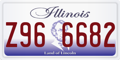 IL license plate Z966682