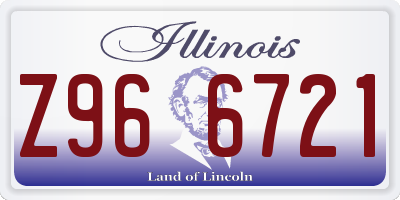 IL license plate Z966721