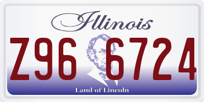 IL license plate Z966724