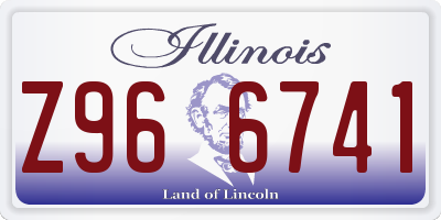 IL license plate Z966741