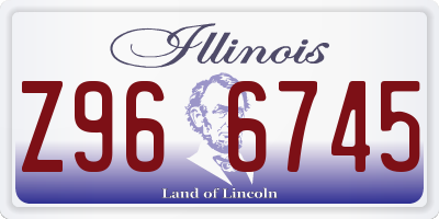 IL license plate Z966745