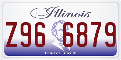 IL license plate Z966879
