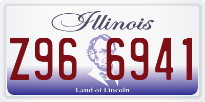 IL license plate Z966941
