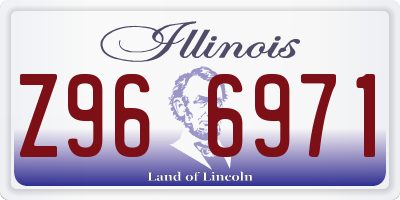 IL license plate Z966971