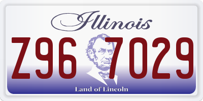 IL license plate Z967029