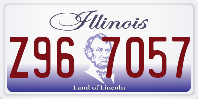 IL license plate Z967057