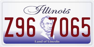 IL license plate Z967065