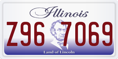 IL license plate Z967069