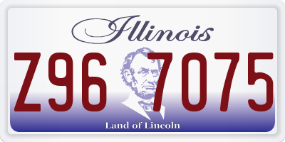 IL license plate Z967075
