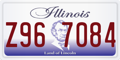 IL license plate Z967084