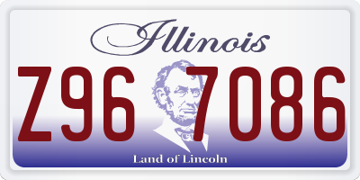 IL license plate Z967086