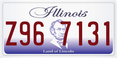 IL license plate Z967131