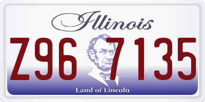 IL license plate Z967135