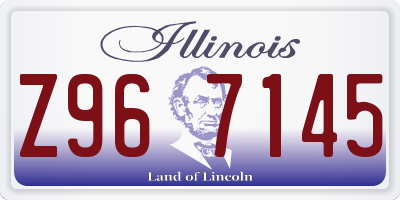 IL license plate Z967145
