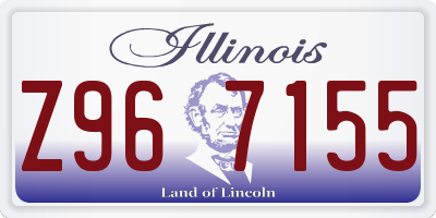 IL license plate Z967155