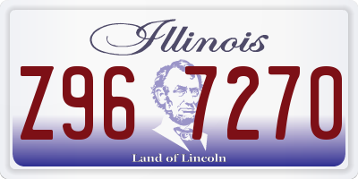 IL license plate Z967270