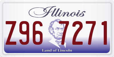 IL license plate Z967271