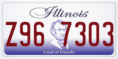 IL license plate Z967303